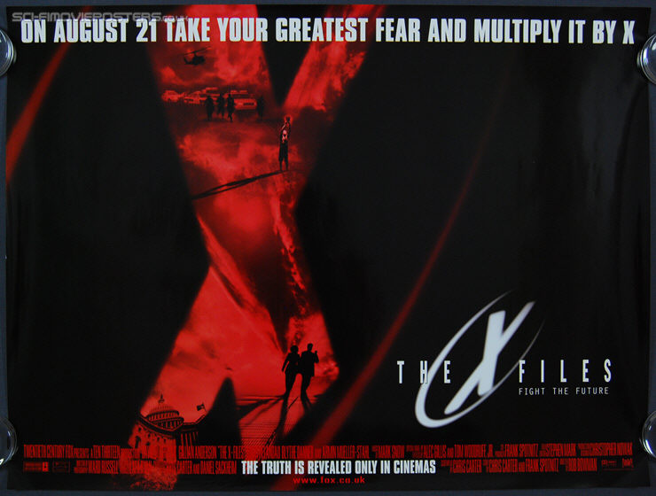 X Files, The (1998) - Original British Quad Movie Poster