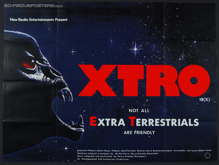 Xtro (1983) - Original British Quad Movie Poster